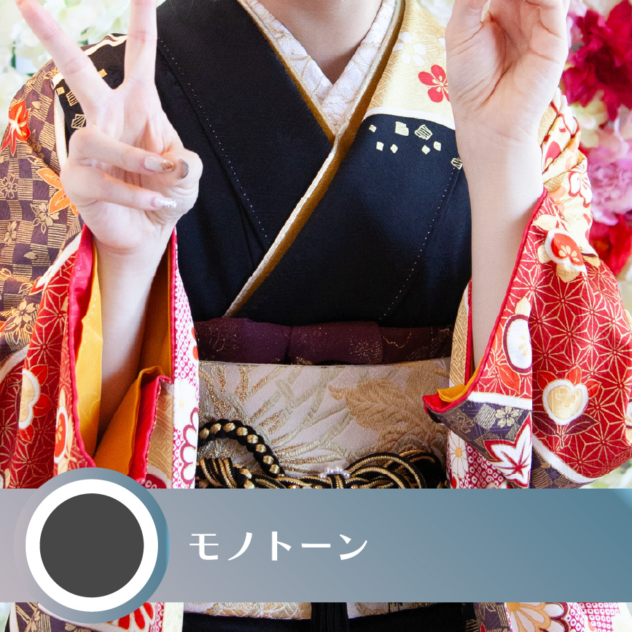 ブルべ：モノトーン